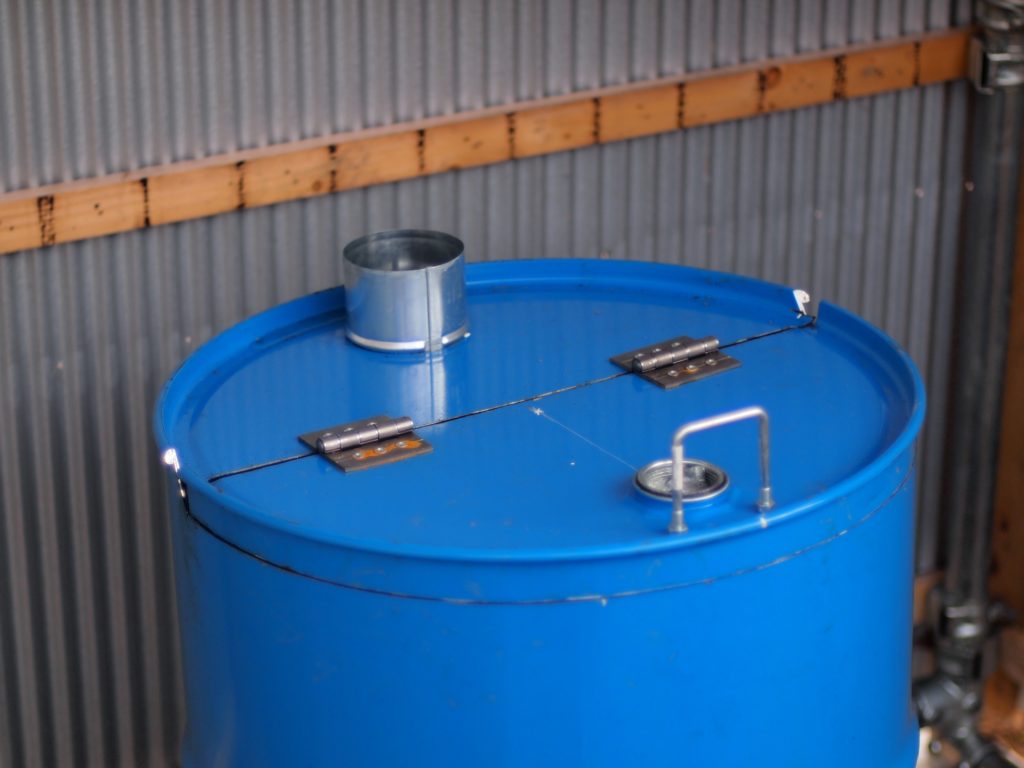 ドラム缶焼却炉DIY】 - Organic Life 結農実WORKS 【高萩ほおずき】 